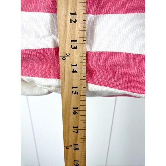 VS Victorias Secret Take Me to the Beach Pink Stripe Rope Beach Tote - Picture 6 of 9